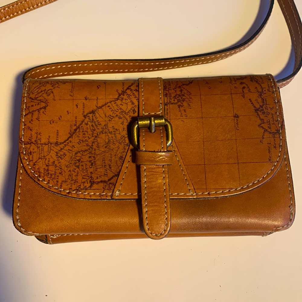 Patricia Nash Torri Crossbody- Signature Map- NWOT